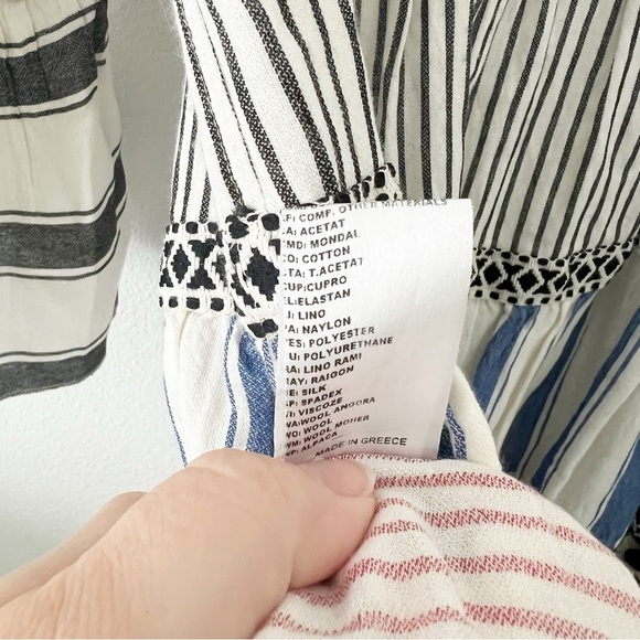 Devotion Twins Stripe Swing Dress Red Blue Greek Size XS - Picture 6 of 8